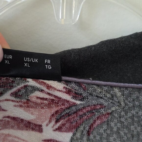 CHANGE | Night Shirt Dress Lingerie Green Floral Button Diwn Sz XL - Picture 6 of 6